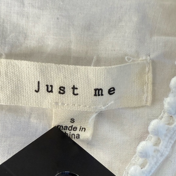 Just Me Floral lace Ruffle Dress tiered midi size S - Picture 8 of 12